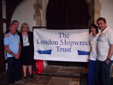 Sir David attends launch of The London Shipwreck Trust